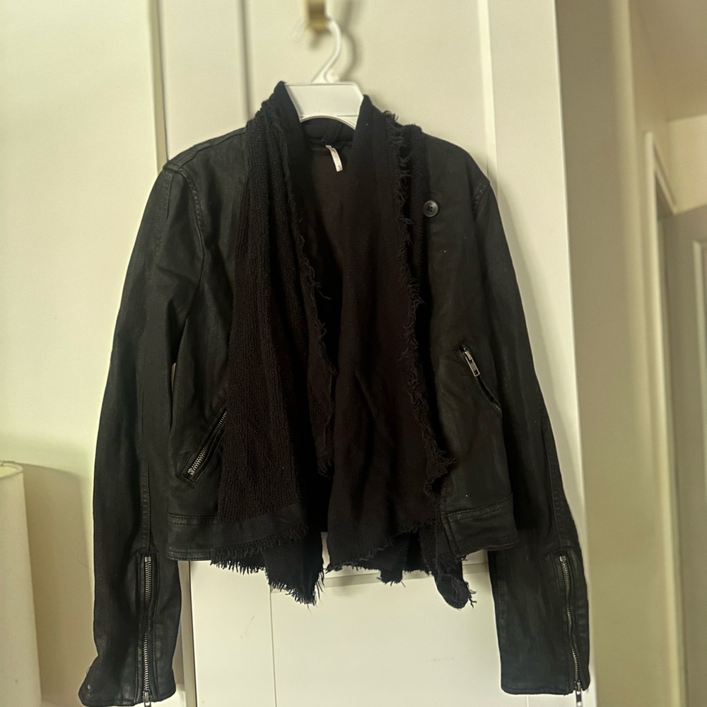 FREE PEOPLE Chic Black Jacket